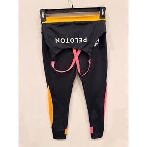 Peloton Women's Black Athletic Crop Leggings & Sports Bra Set